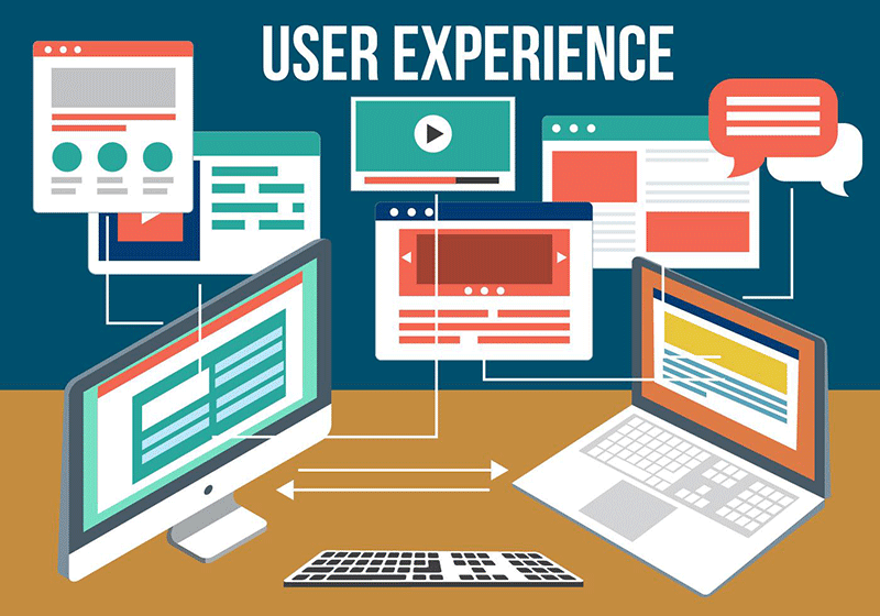 free-vector-user-experience نقش UX در پذیرش یا شکست ERP